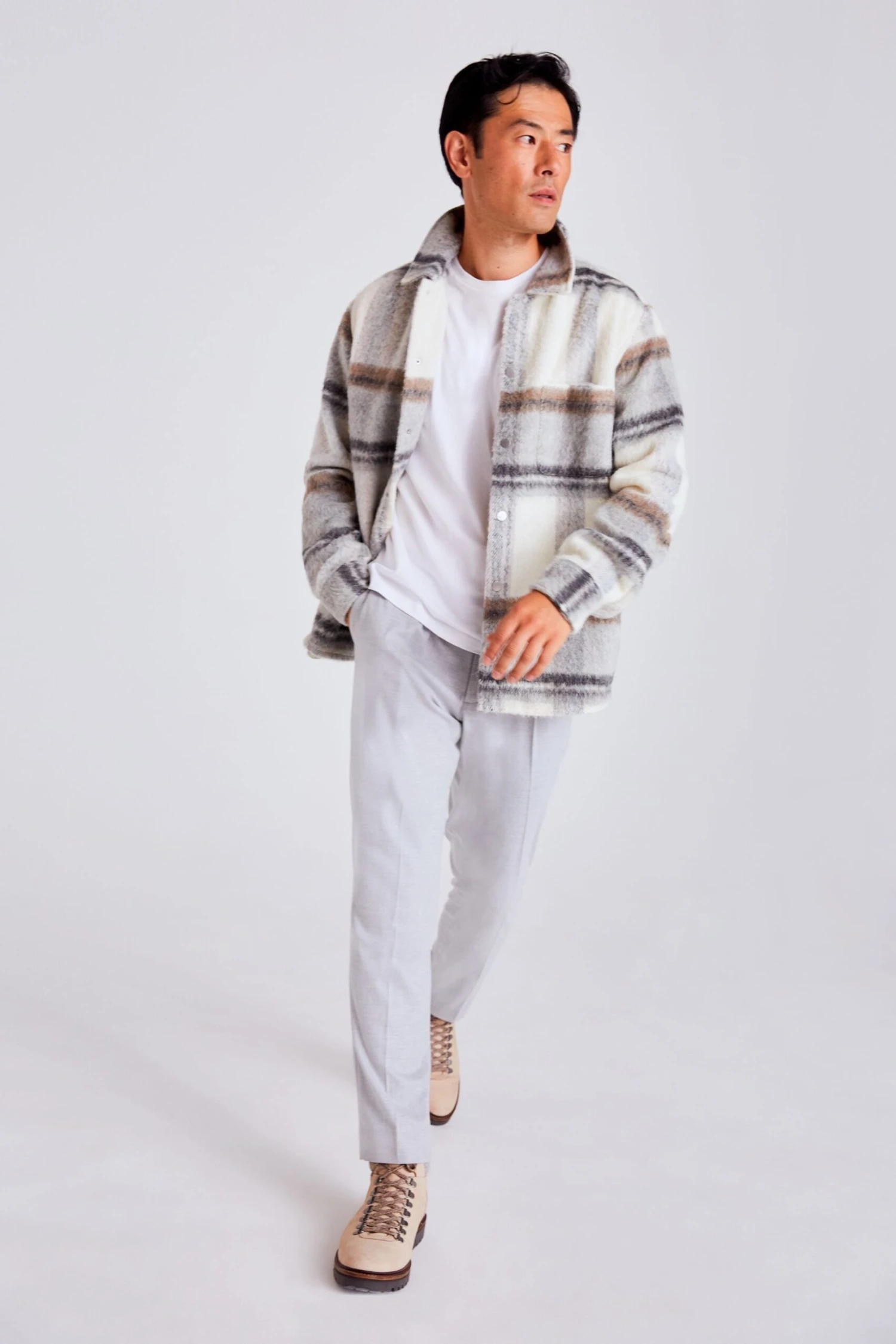 Moss Gebürstete Hemdjacke In Tailored Fit, Natur 3 Moss Gebürstete Hemdjacke In Tailored Fit, Natur – Bild 3