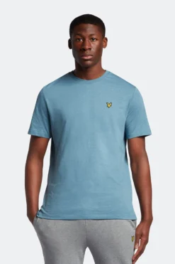 Lyle & Scott Blue Slub T-Shirt