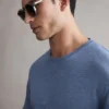 Reiss Venice Leinen-T-Shirt Mit Rundhalsausschnitt