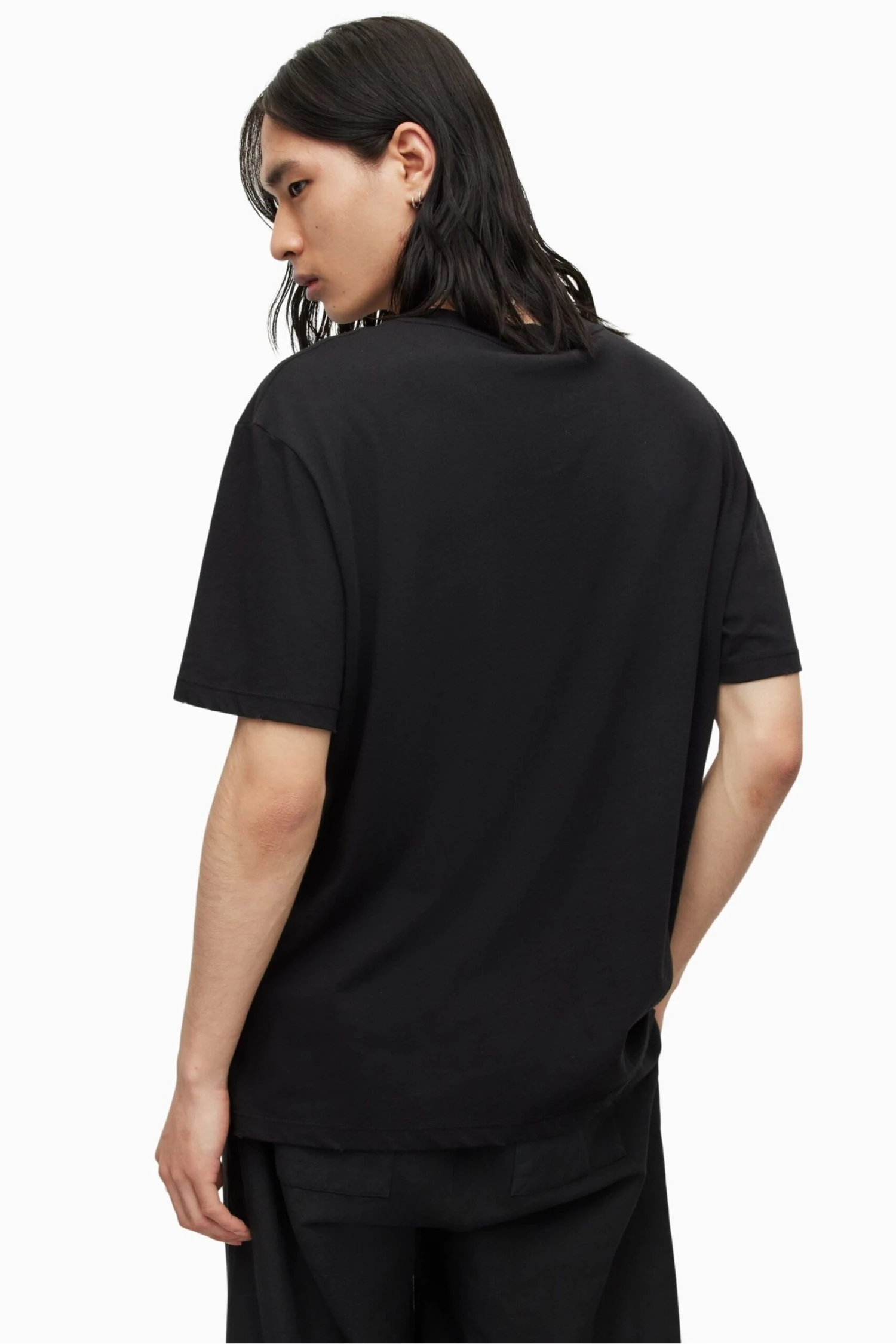 Allsaints Valence Top Mit Rundhalsausschnitt, Schwarz 2 Allsaints Valence Top Mit Rundhalsausschnitt, Schwarz – Bild 2