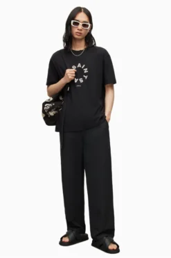 Allsaints Valence Top Mit Rundhalsausschnitt, Schwarz 9 Allsaints Valence Top Mit Rundhalsausschnitt, Schwarz -Nike || Ted Baker Shop 313599s4 scaled