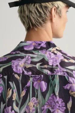 GANT Relaxed Fit Purple Iris Linen Lyocell Shirt -Nike || Ted Baker Shop 340679s5 scaled