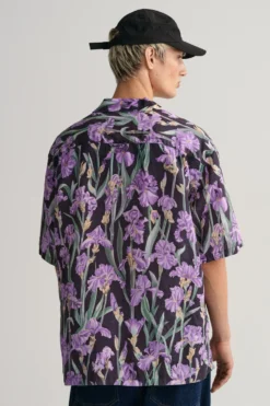 GANT Relaxed Fit Purple Iris Linen Lyocell Shirt -Nike || Ted Baker Shop 340679s6 scaled