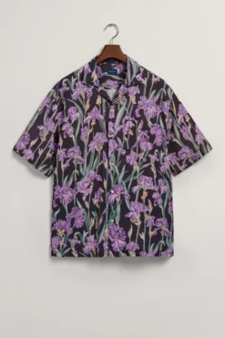 GANT Relaxed Fit Purple Iris Linen Lyocell Shirt -Nike || Ted Baker Shop 340679s7 scaled