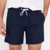 Cortefiel Essential Unifarbene Badehose, Blau