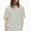 AllSaints Miles Short Sleeve Crew White T-Shirt