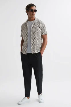 Reiss Cedar Jacquardhemd Mit Reverskragen -Nike || Ted Baker Shop 423870s3 scaled