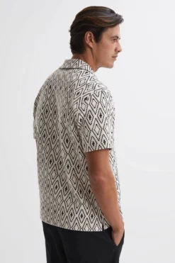Reiss Cedar Jacquardhemd Mit Reverskragen -Nike || Ted Baker Shop 423870s5 scaled