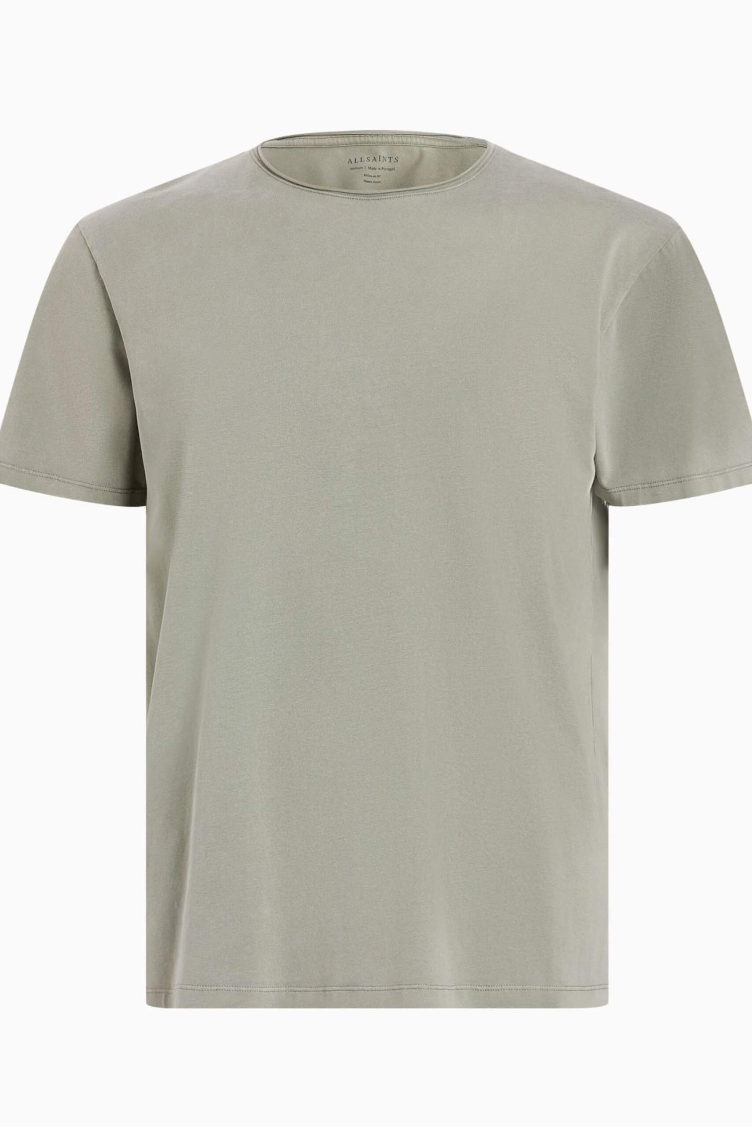 Allsaints Bodega T-Shirt Mit Rundhalsausschnitt Und Grobem Saum, Grün 6 Allsaints Bodega T-Shirt Mit Rundhalsausschnitt Und Grobem Saum, Grün – Bild 6