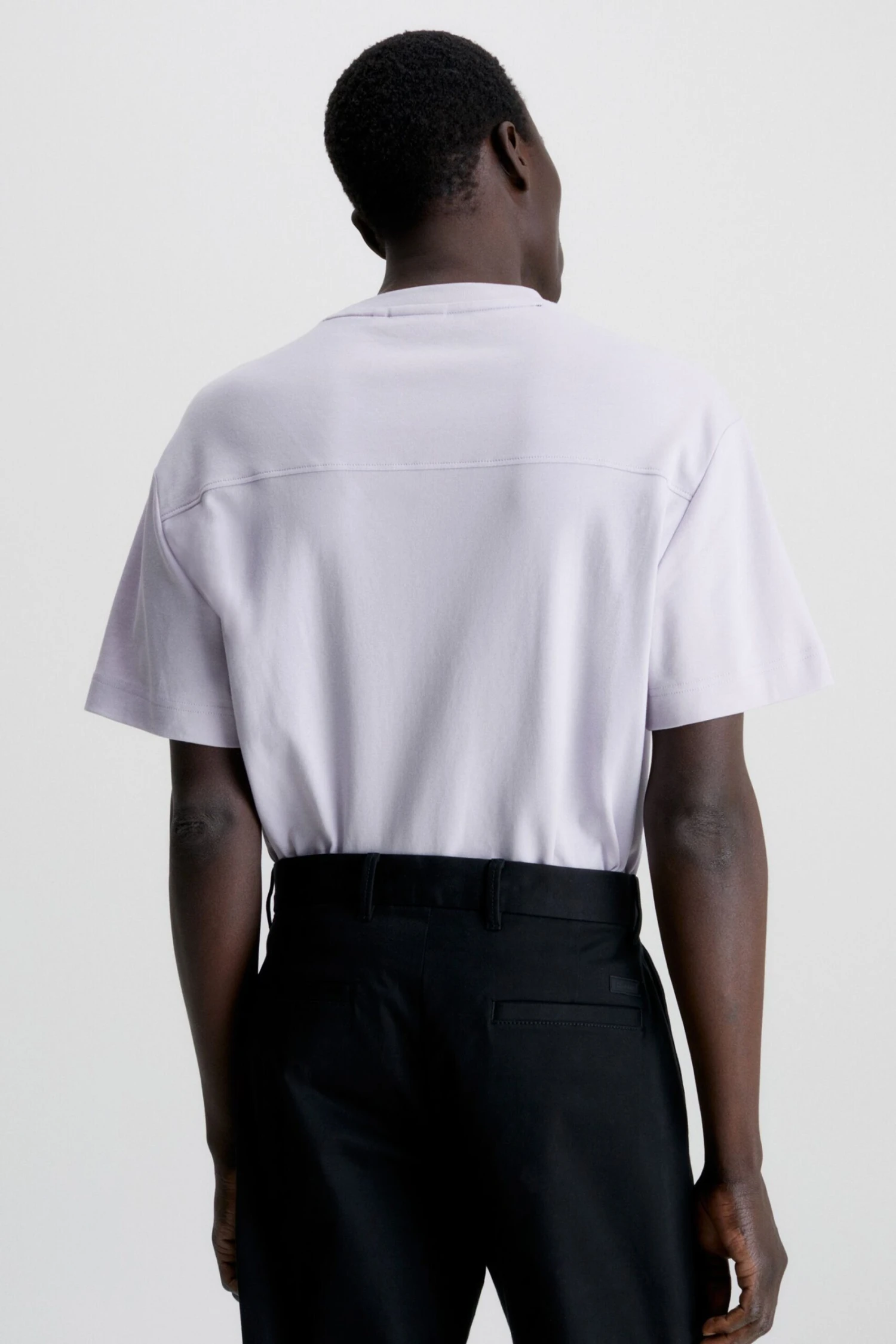 Calvin Klein Comfort T-Shirt Mit Logo, Violett 2 Calvin Klein Comfort T-Shirt Mit Logo, Violett – Bild 2