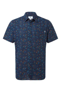 Tog 24 Herren Conrad Kurzärmeliges Hemd, Blau -Nike || Ted Baker Shop 506895s8 scaled