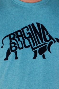 Raging Bull T-Shirt Mit Geflocktem Bullenmotiv, Blau -Nike || Ted Baker Shop 507 444s4 scaled