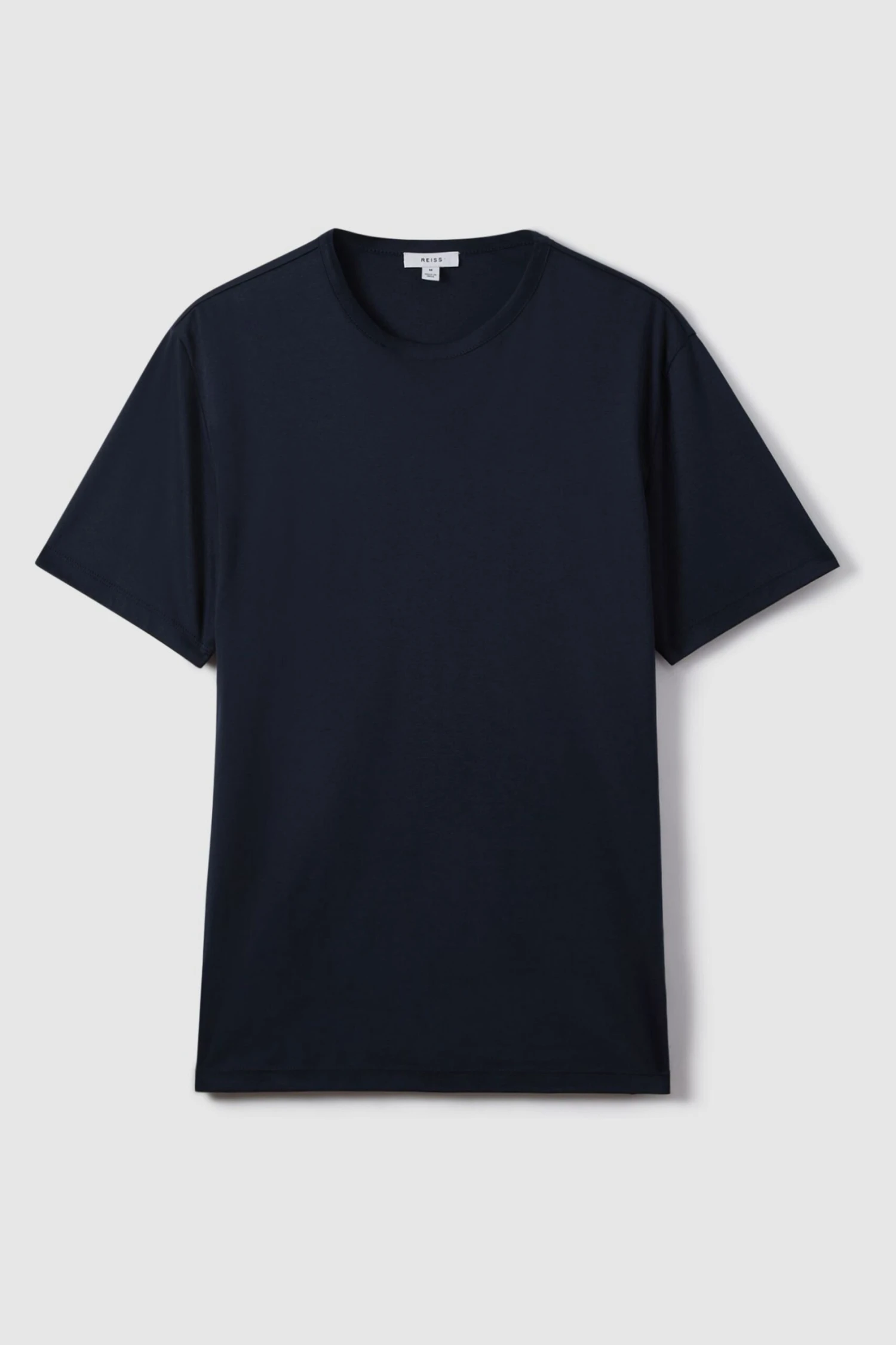 Reiss Day T-Shirt Aus Mercerisierter Baumwolle Mit Rundhalsausschnitt 2 Reiss Day T-Shirt Aus Mercerisierter Baumwolle Mit Rundhalsausschnitt – Bild 2