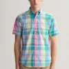 Gant Farbiges Hemd In Regular Fit Mit Madras-Karos