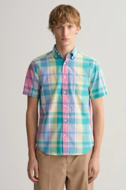 Gant Farbiges Hemd In Regular Fit Mit Madras-Karos