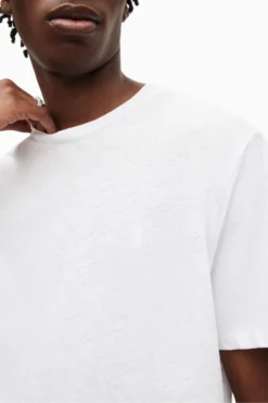 AllSaints Kurtz Short Sleeves White Crew Shirt -Nike || Ted Baker Shop 539584s4 scaled