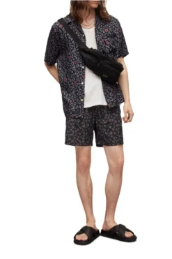 AllSaints Romantik Swim Black Shorts
