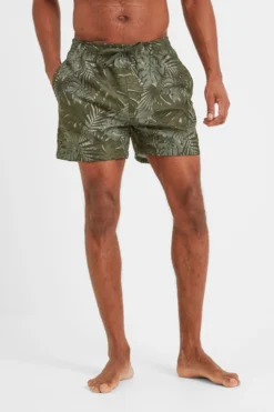 Tog 24 Herren Elmur Bedruckte Badeshorts, Grün