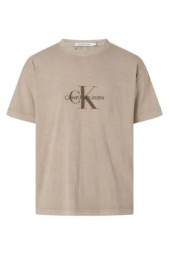 Calvin Klein Jeans Mineralgefärbtes T-Shirt Mit Monologo, Braun -Nike || Ted Baker Shop 717961s4 scaled