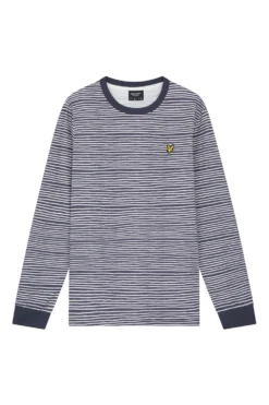 Lyle & Scott Langärmeliges Shirt Mit Matrosenstreifen, Blau -Nike || Ted Baker Shop 755989s5 scaled