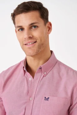 Crew Clothing Company Klassisches Hemd Aus Baumwolle, Pink -Nike || Ted Baker Shop 778944s4 scaled