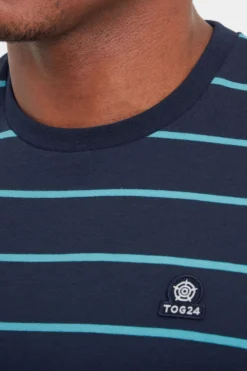 Tog 24 Herren Shrawley Gestreiftes T-Shirt, Blau -Nike || Ted Baker Shop 800370s5 scaled