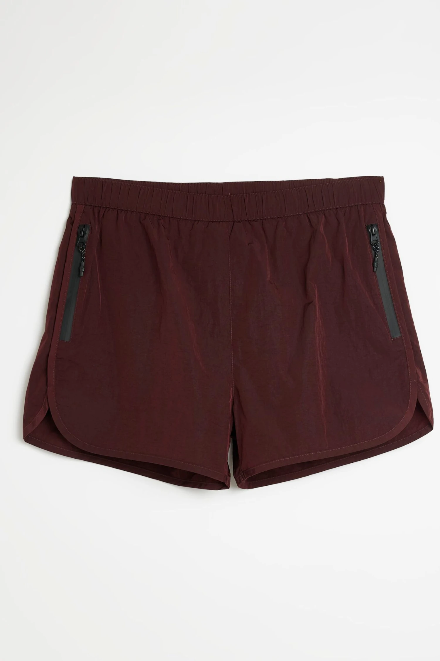River Island Runner Schimmernde Badehose, Rot 4 River Island Runner Schimmernde Badehose, Rot – Bild 4