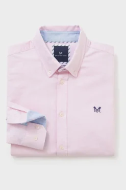 Crew Clothing Slim Fit Oxfordhemd Mit Rundhalsausschnitt, Pink -Nike || Ted Baker Shop 857276s4 scaled