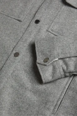 Ted Baker Langärmelige Hemdjacke Aus Wollmischung, Grau -Nike || Ted Baker Shop 954003s6 scaled