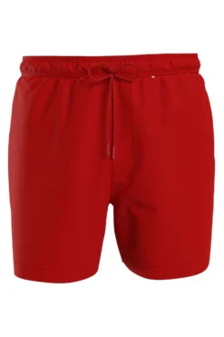 Calvin Klein Core Badeshorts Mit Zierband, Rot