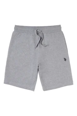 U.S. Polo Assn. Mens Vintage Grey Heather 3CM DHM LB Sweat Shorts -Nike || Ted Baker Shop A60908s4 scaled