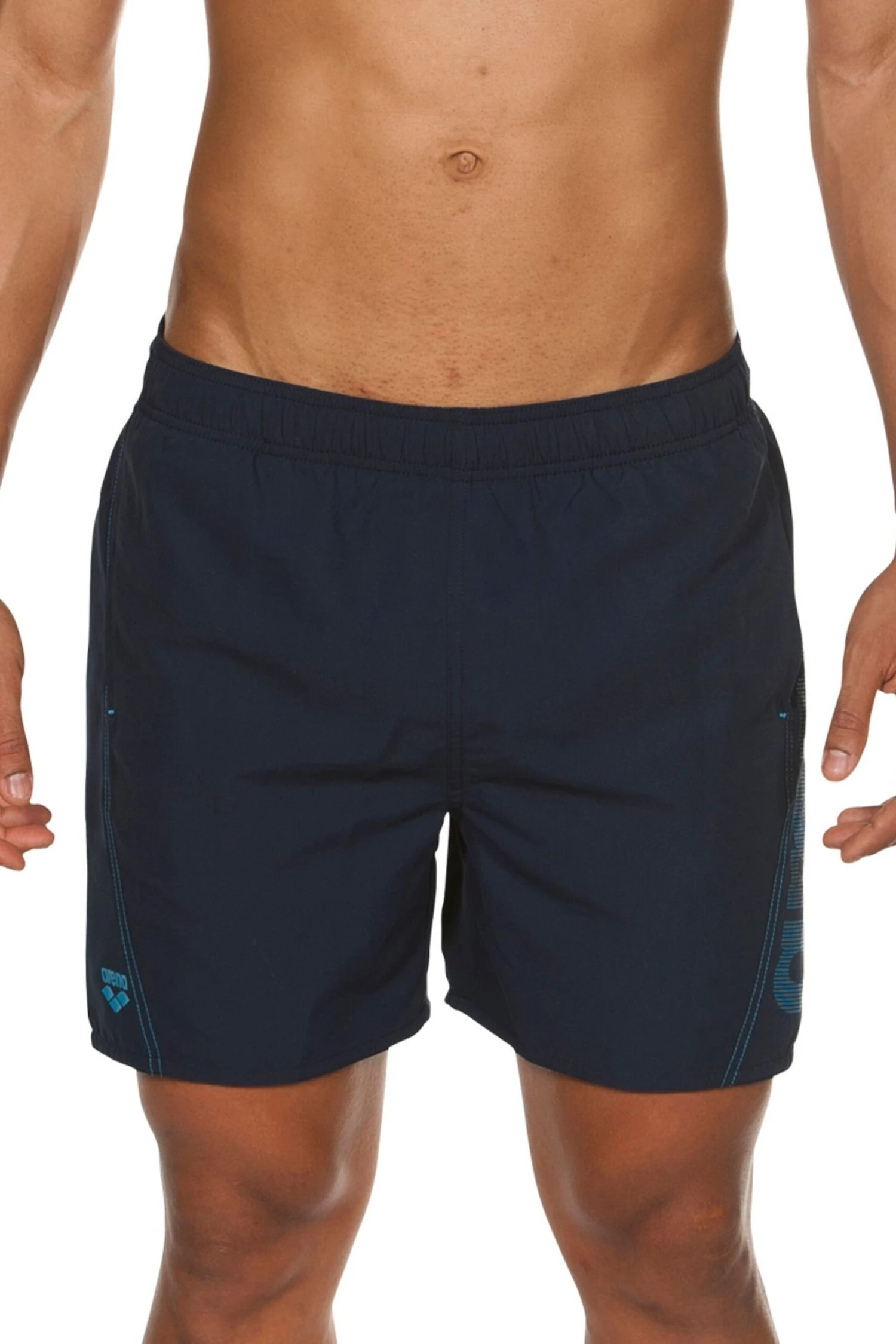 Arena Herren Fundamentals Boxershorts Mit Logo, Blau 1 Arena Herren Fundamentals Boxershorts Mit Logo, Blau