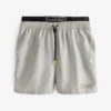 Calvin Klein Badehose Mit Doppeltem Bund, Grau