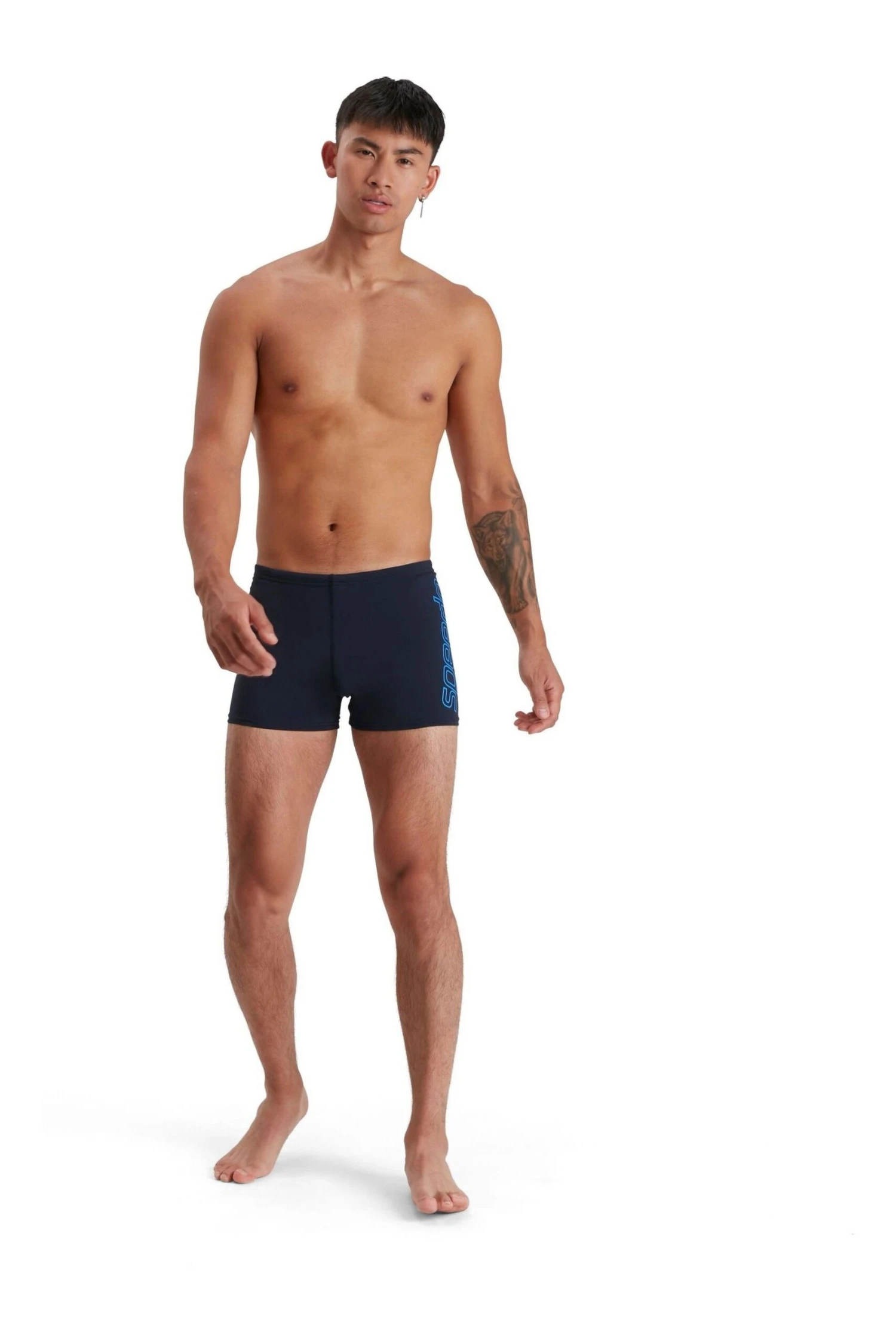 Speedo Boom Placement Badeshorts Mit Logo, Blau 4 Speedo Boom Placement Badeshorts Mit Logo, Blau – Bild 4