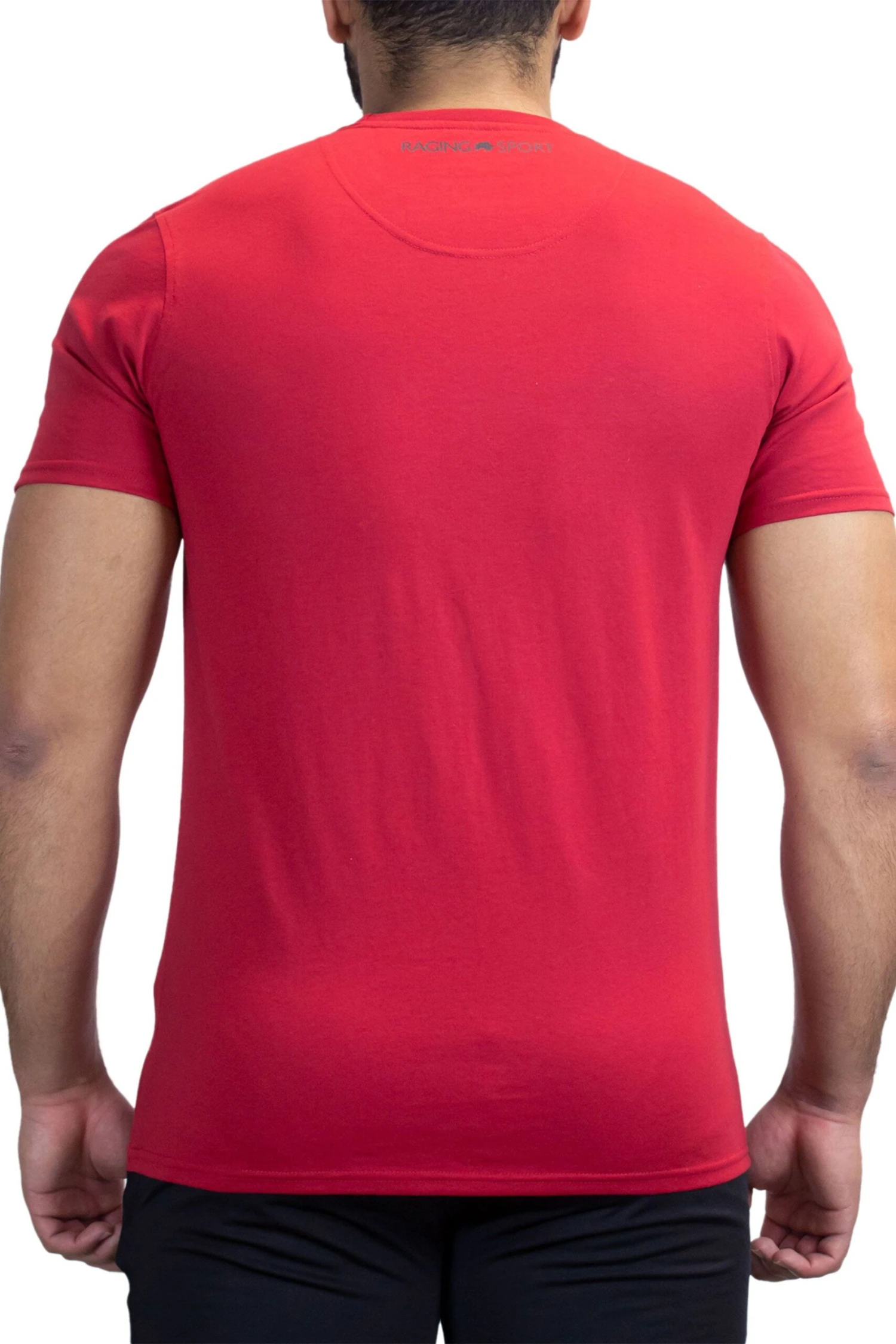 Raging Bull Casual T-Shirt, Rot 2 Raging Bull Casual T-Shirt, Rot – Bild 2