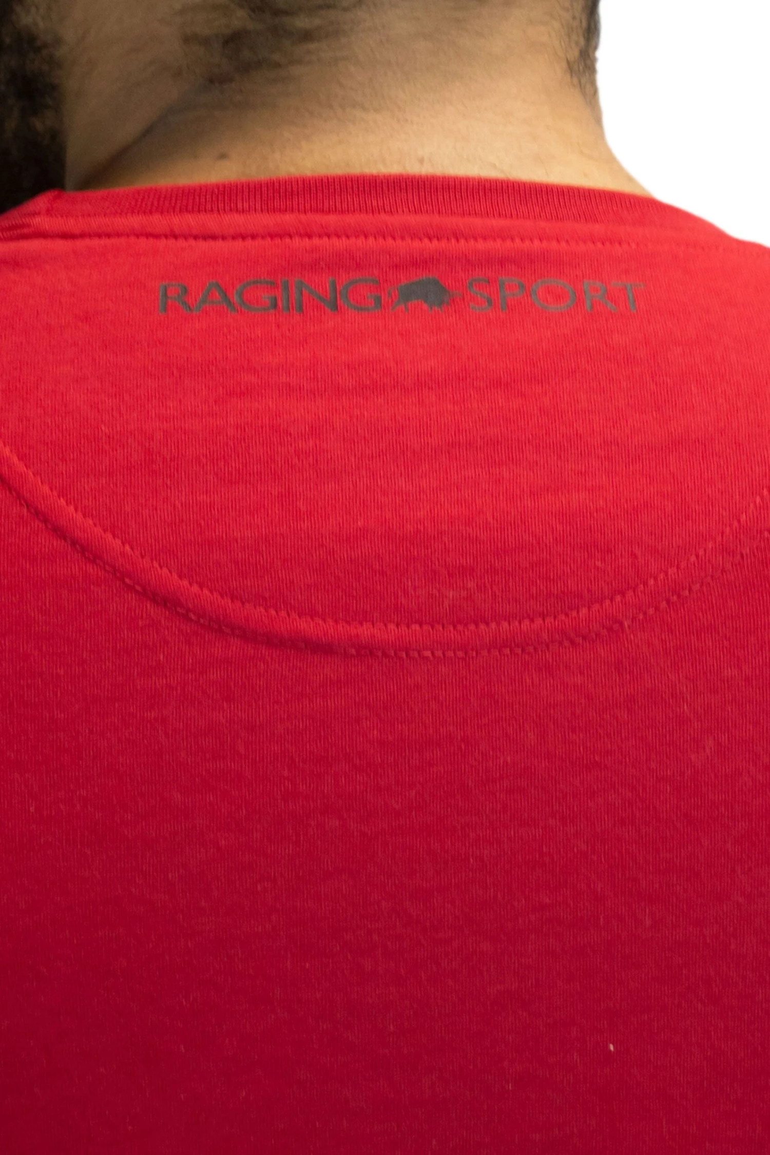 Raging Bull Casual T-Shirt, Rot 3 Raging Bull Casual T-Shirt, Rot – Bild 3