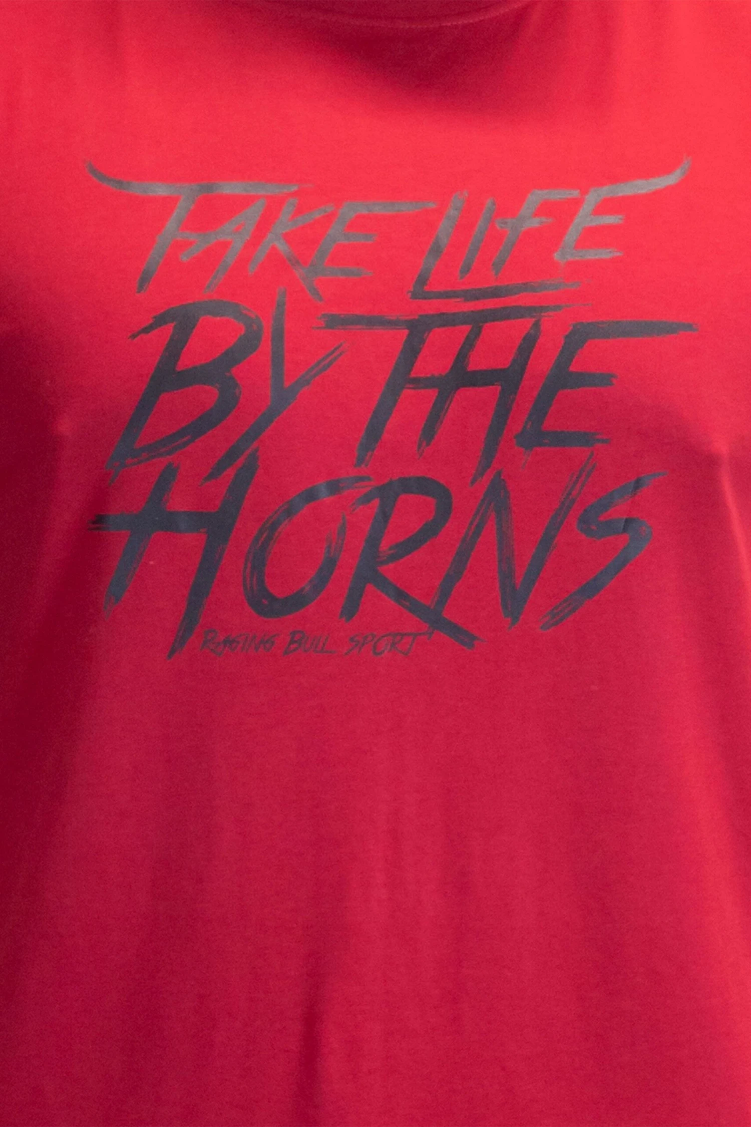 Raging Bull Casual T-Shirt, Rot 4 Raging Bull Casual T-Shirt, Rot – Bild 4