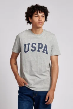 U.s. Polo Assn. Herren Vintage Arch T-Shirt Mit Grafik