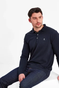 Tog 24 Herren Bander Langärmeliges Poloshirt, Blau -Nike || Ted Baker Shop C69575s3 scaled