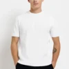 River Island Slim Pointelle Knit T-Shirt