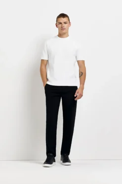 River Island Slim Pointelle Knit T-Shirt -Nike || Ted Baker Shop D00871s3 scaled