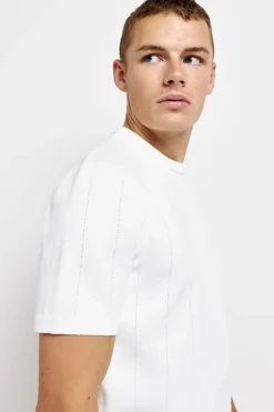 River Island Slim Pointelle Knit T-Shirt -Nike || Ted Baker Shop D00871s4 scaled