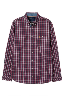 Joules Abbott Langärmeliges, Angerautes Popeline-Hemd Im Classic-Fit, Blau -Nike || Ted Baker Shop D01926s7 scaled