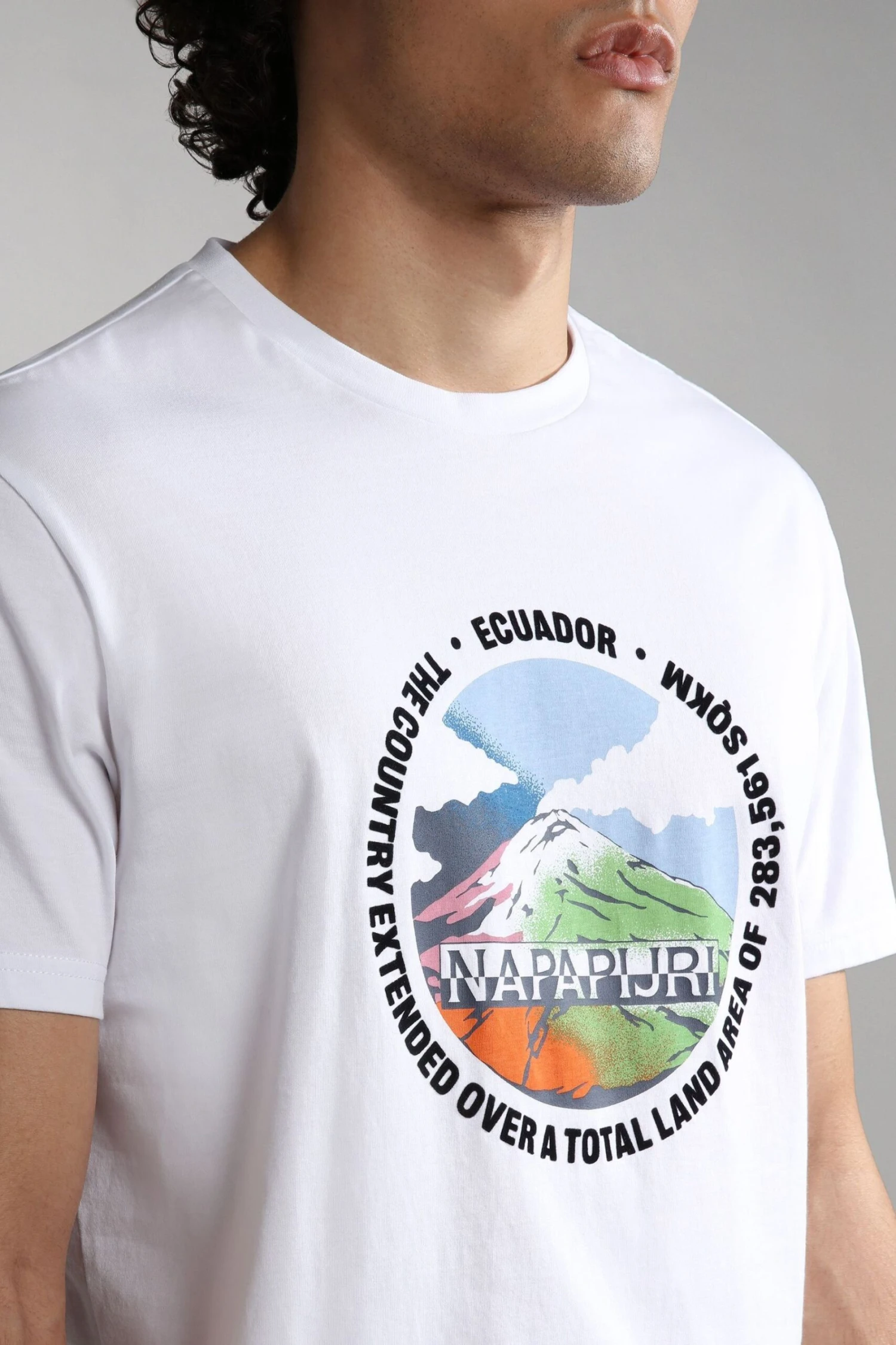 Napapijri Sangay White T-Shirt 4 Napapijri Sangay White T-Shirt – Bild 4