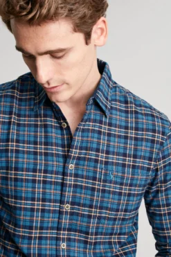 Joules Buchannan Langärmeliges, Weiches Hemd In Classic Fit Mit Falte Hinten, Blau -Nike || Ted Baker Shop D24965s5 scaled