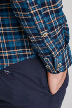 Joules Buchannan Langärmeliges, Weiches Hemd In Classic Fit Mit Falte Hinten, Blau -Nike || Ted Baker Shop D24965s6 scaled