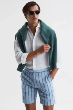 Reiss Amalfi Gestreifte Shorts Aus Baumwollleinen -Nike || Ted Baker Shop D25 767s3 scaled