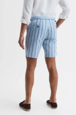 Reiss Amalfi Gestreifte Shorts Aus Baumwollleinen -Nike || Ted Baker Shop D25 767s4 scaled