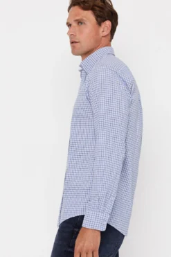 Cortefiel Stückgefärbtes Karohemd, Blau 6 Cortefiel Stückgefärbtes Karohemd, Blau -Nike || Ted Baker Shop D26524s3 scaled