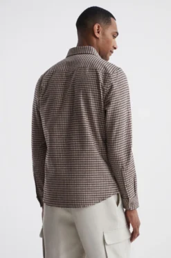 Reiss Harry Langärmelige, Karierte Hemdjacke Mit Zwei Taschen -Nike || Ted Baker Shop D36 424s5 scaled